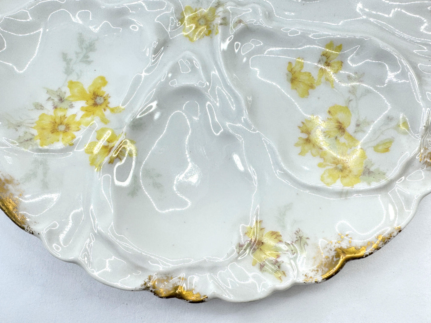 Antique Haviland Limoges 7.5" Oyster Plates Set of 6 w/original box A10986