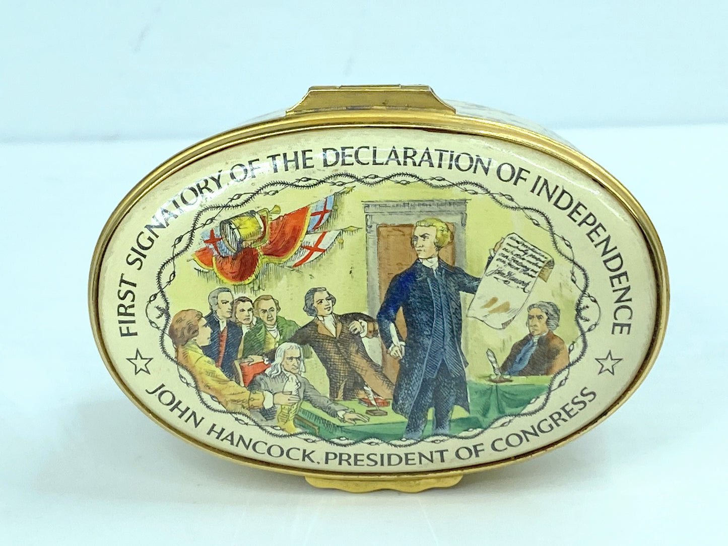 Bilston & Battersea Halcyon Days Declaration Of Independence Ltd Edition A565