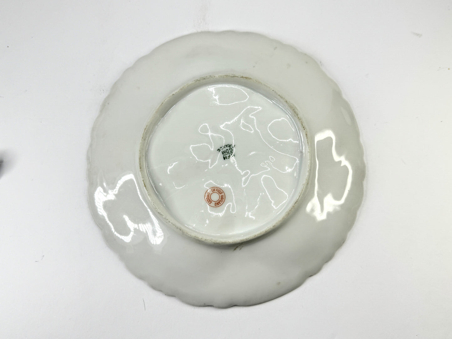 Antique Haviland Limoges 7.5" Oyster Plates Set of 6 w/original box A10986