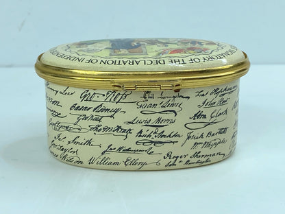 Bilston & Battersea Halcyon Days Declaration Of Independence Ltd Edition A565