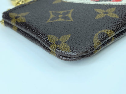 Auth Louis Vuitton Monogram Pochette Cle China Run with box GS420