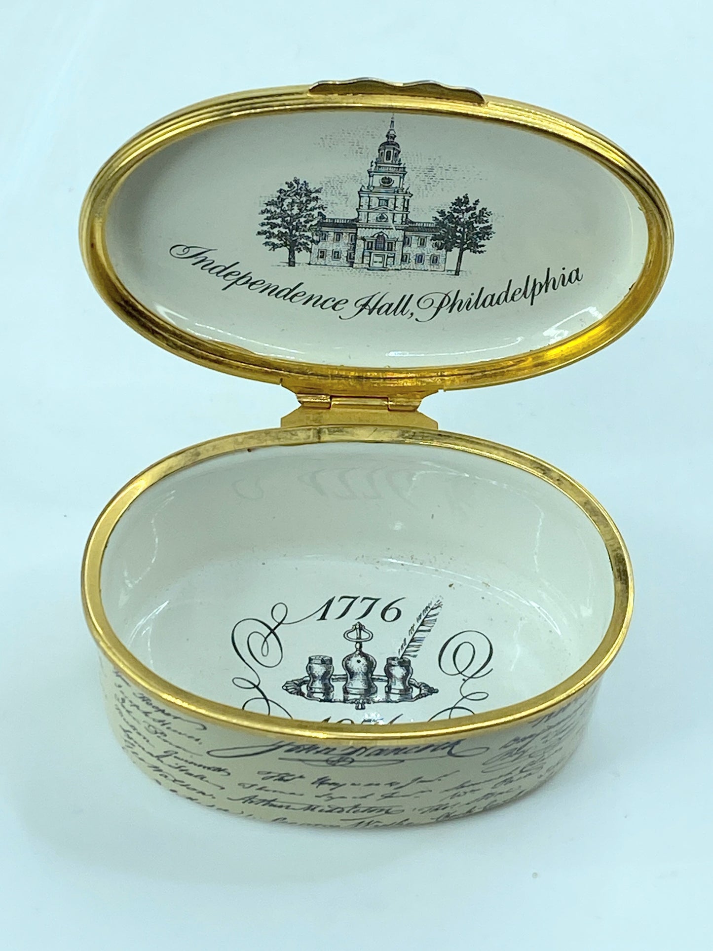 Bilston & Battersea Halcyon Days Declaration Of Independence Ltd Edition A565