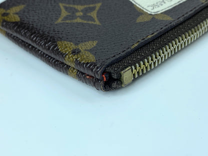 Auth Louis Vuitton Monogram Pochette Cle China Run with box GS420