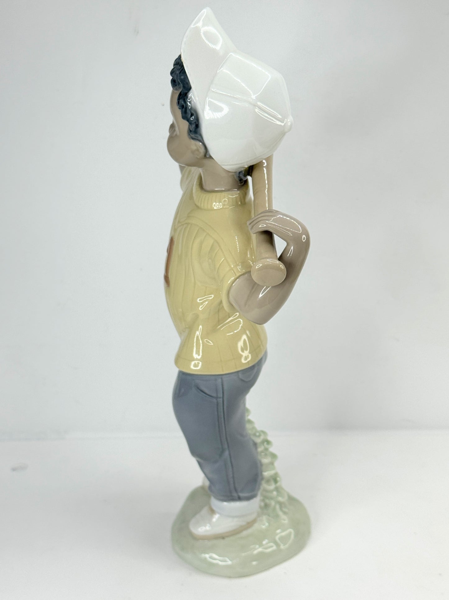 Lladro Black Legacy Collection Next at bat c 1991, Mint A654