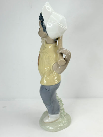Lladro Black Legacy Collection Next at bat c 1991, Mint A654