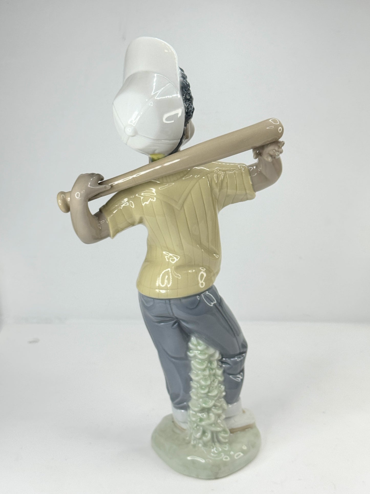 Lladro Black Legacy Collection Next at bat c 1991, Mint A654