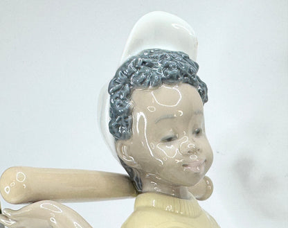 Lladro Black Legacy Collection Next at bat c 1991, Mint A654