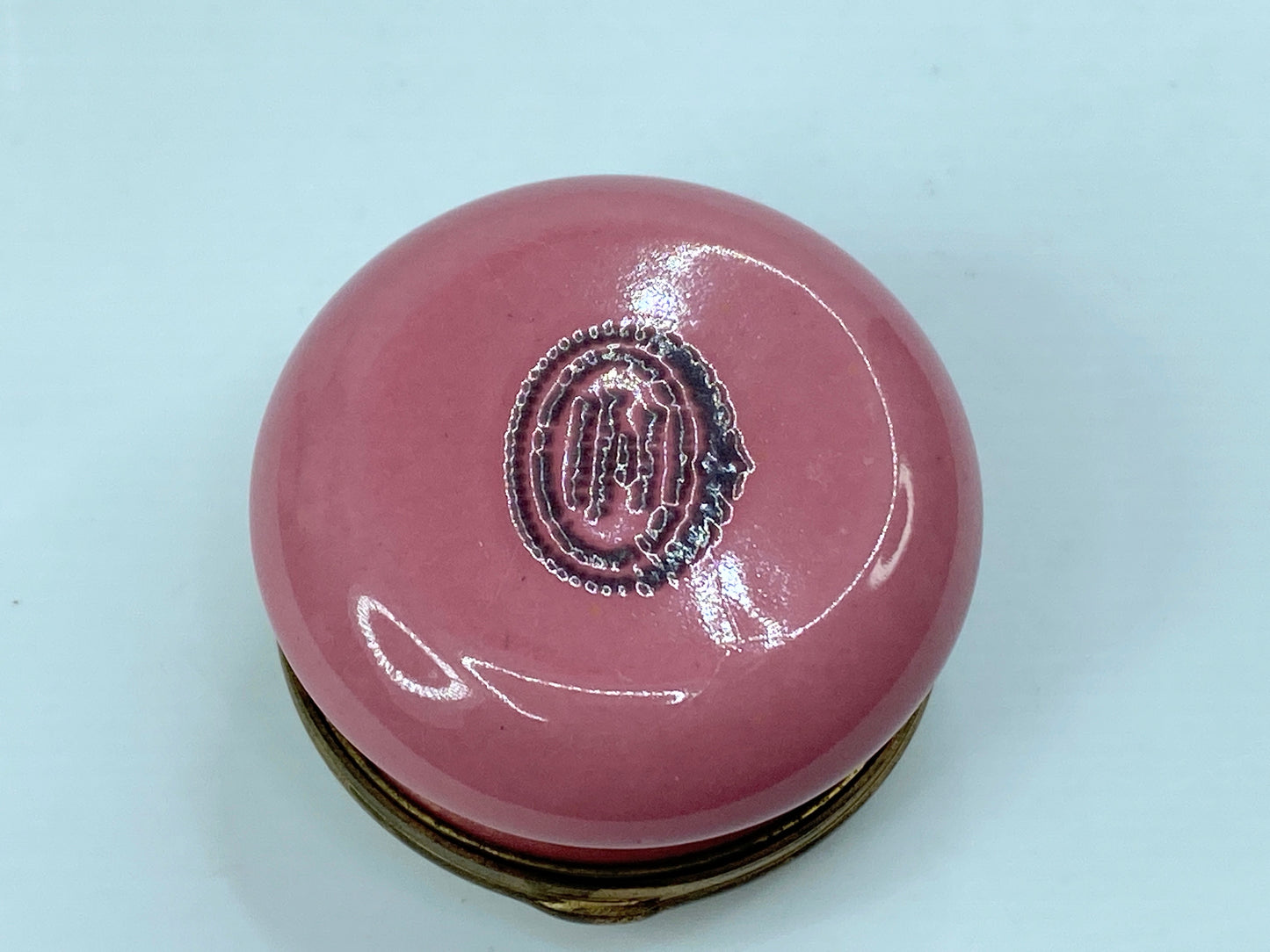 Halcyon Days Enamel Trinket Box "A Token of Love" Pink A567