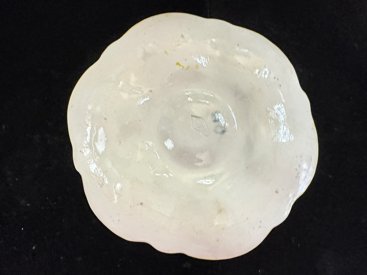 Antique Samuel Lear Majolica Sunflower Oyster Plate 10" A1071