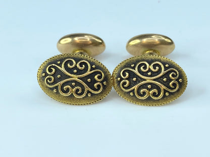 Day, Clarks & Co. Antique 18 karat Victorian cufflinks