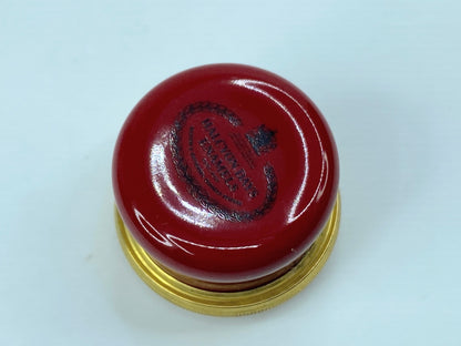 Halcyon Days enamel trinket box with a Christmas snowman A571