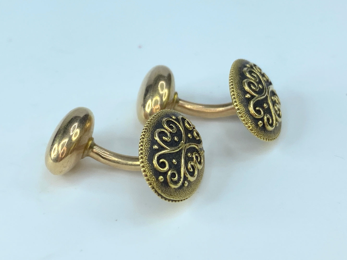 Day, Clarks & Co. Antique 18 karat Victorian cufflinks