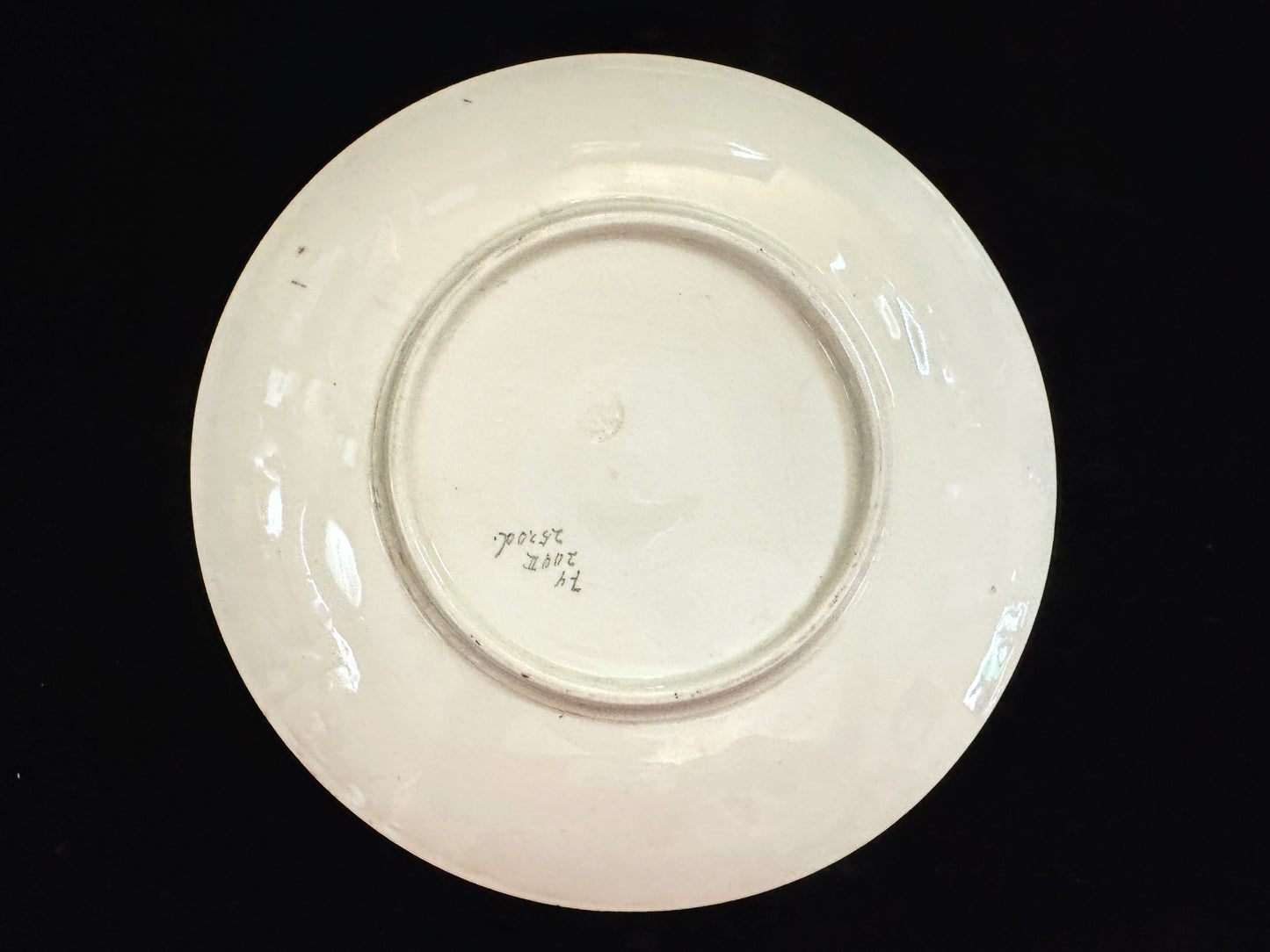 Antique Franz Anton Mehlem Bonn Porcelain Oyster Plate 8.75 In A1083