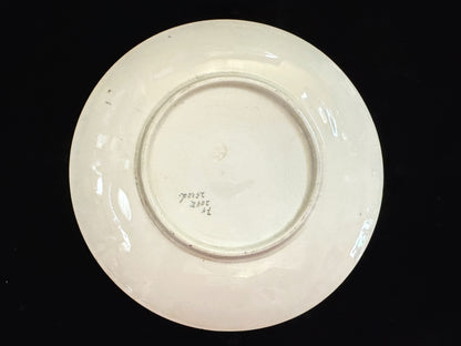 Antique Franz Anton Mehlem Bonn Porcelain Oyster Plate 8.75 In A1083
