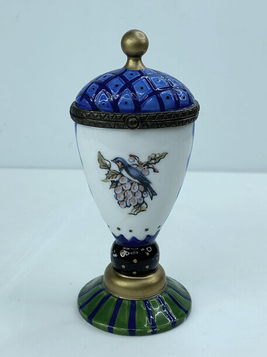 Vase Shaped Trinket Box From The Tracey Porter Collection 1997 4 1/4" A577