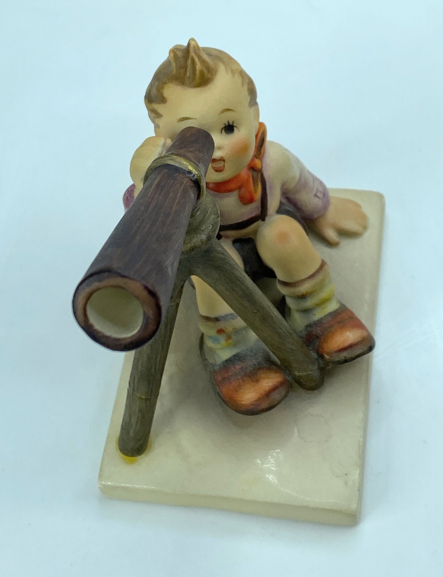 Goebel, 1970’s Hummel Star Gazer Figurine #132, Boy with Telescope Mint A582