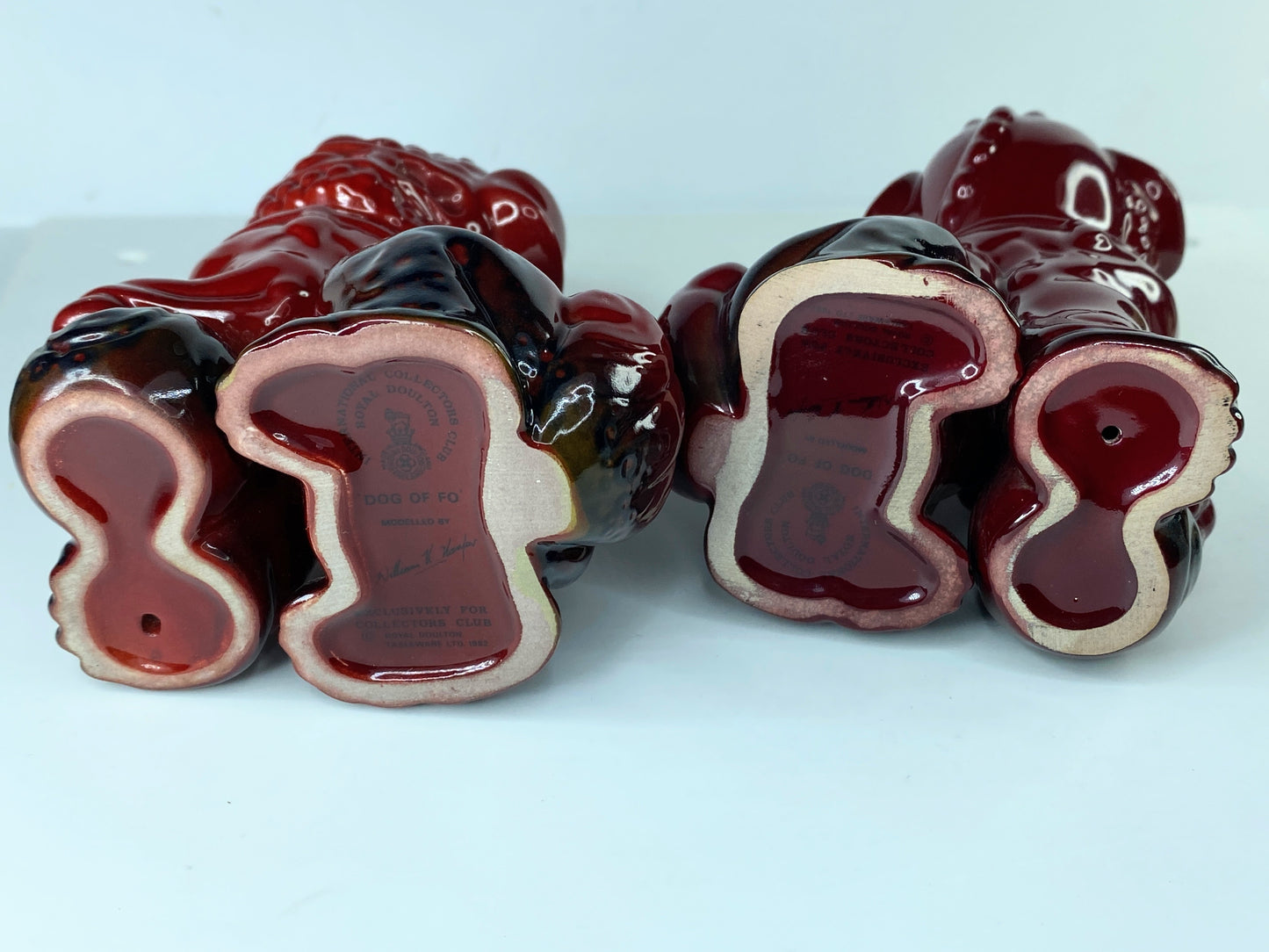 Royal Doulton "Dog of Fo" Flambe Figurine (5 In.) England Int'l collection A583