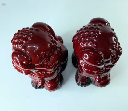 Royal Doulton "Dog of Fo" Flambe Figurine (5 In.) England Int'l collection A583