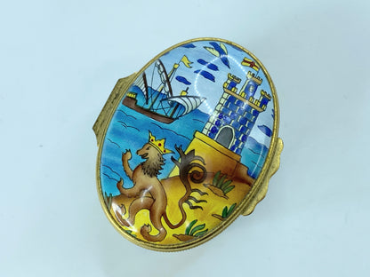 Halicoy Day for Tiffany Quinto Centenario enamel box A71