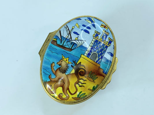 Halicoy Day for Tiffany Quinto Centenario enamel box A71