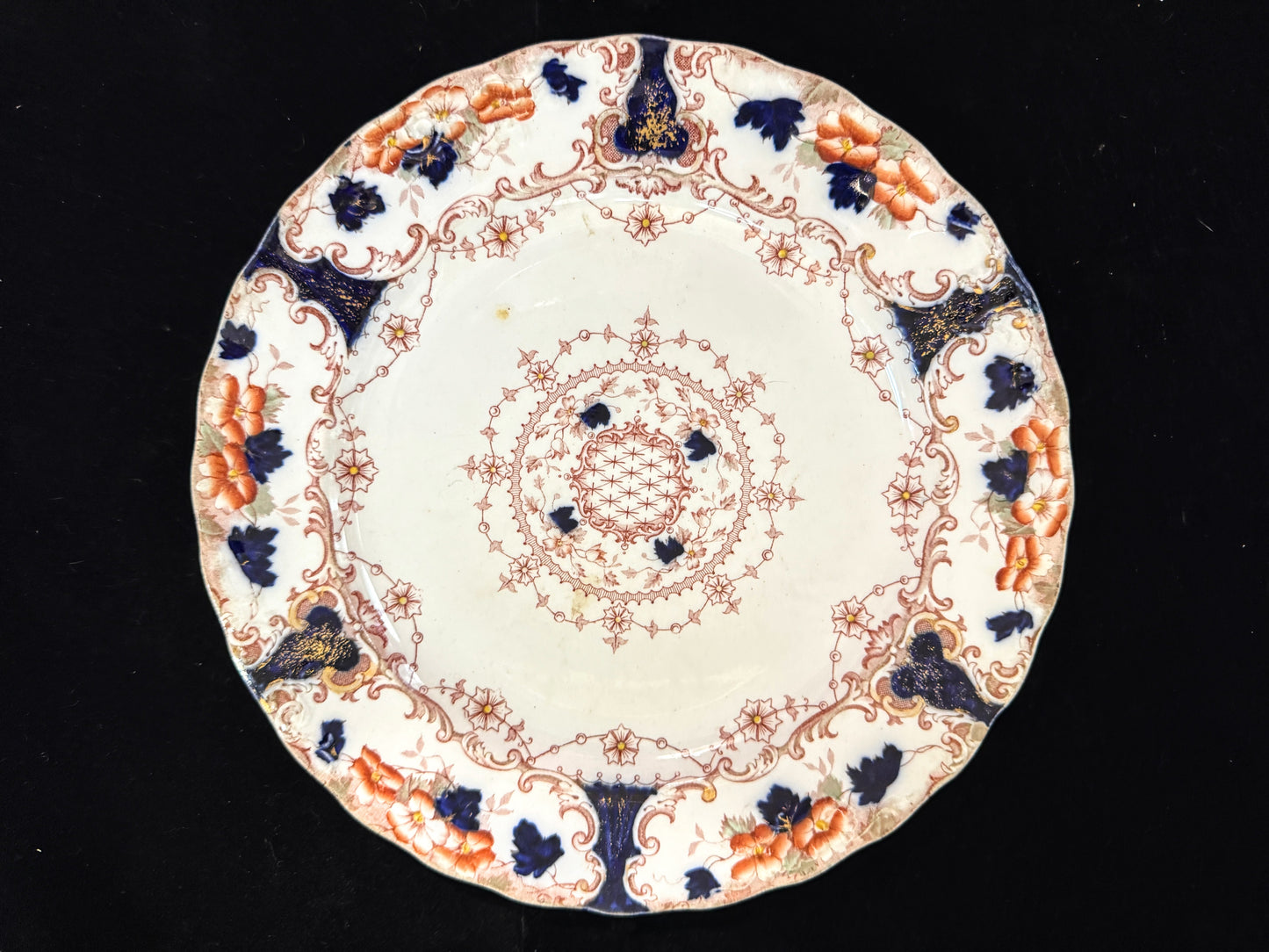Antique Sampson Hancock Westbourne Imari Plate 10.25" set of two England A1093