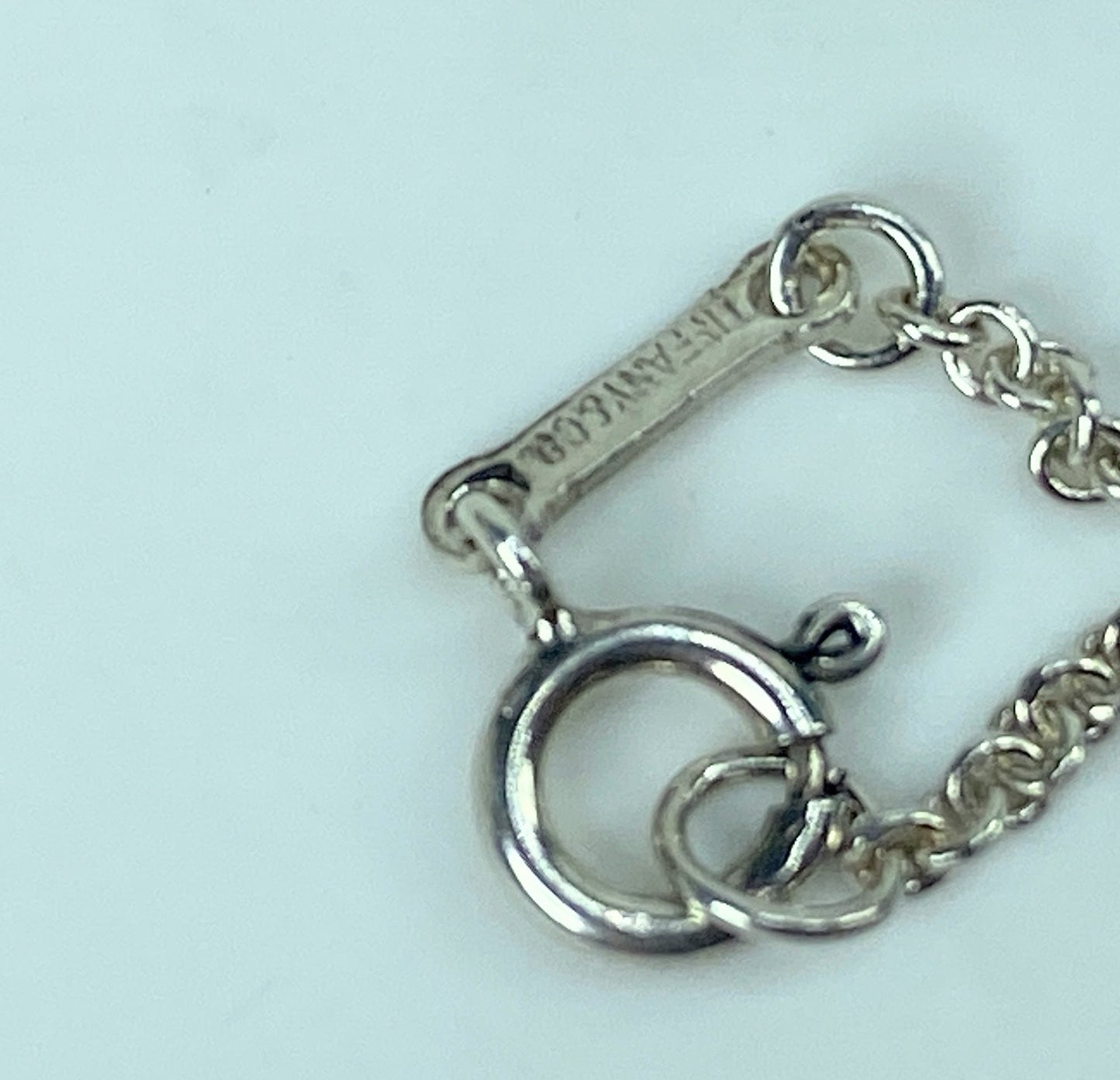 Tiffany & Co Elsa Peretti Sterling Silver X-large 35mm Open Heart Necklace JR540