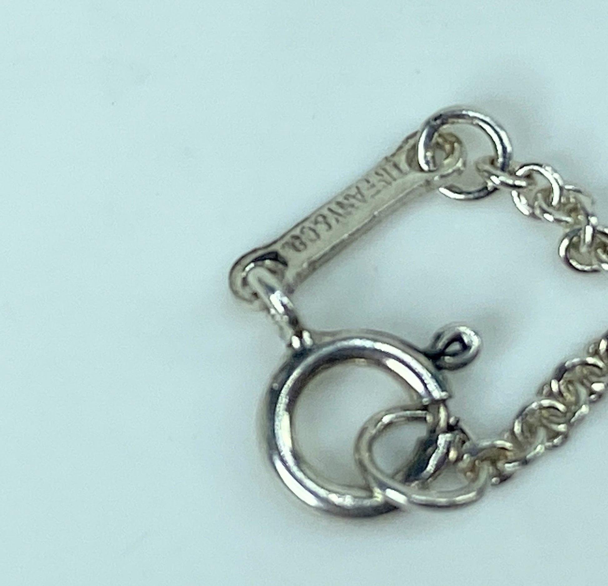 Tiffany & Co Elsa Peretti Sterling Silver X-large 35mm Open Heart Necklace JR540