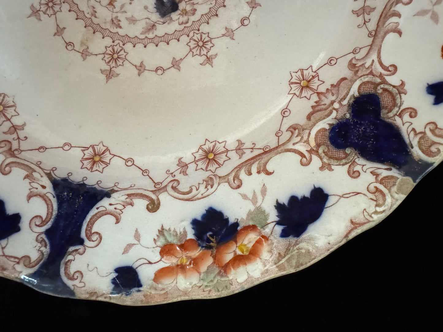Antique Sampson Hancock Westbourne Imari Plate 10.25" set of two England A1093