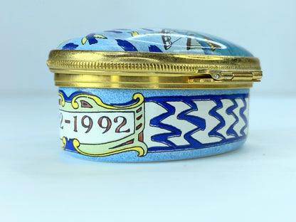 Halicoy Day for Tiffany Quinto Centenario enamel box A71