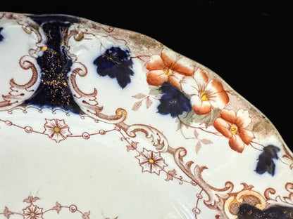Antique Sampson Hancock Westbourne Imari Plate 10.25" set of two England A1093
