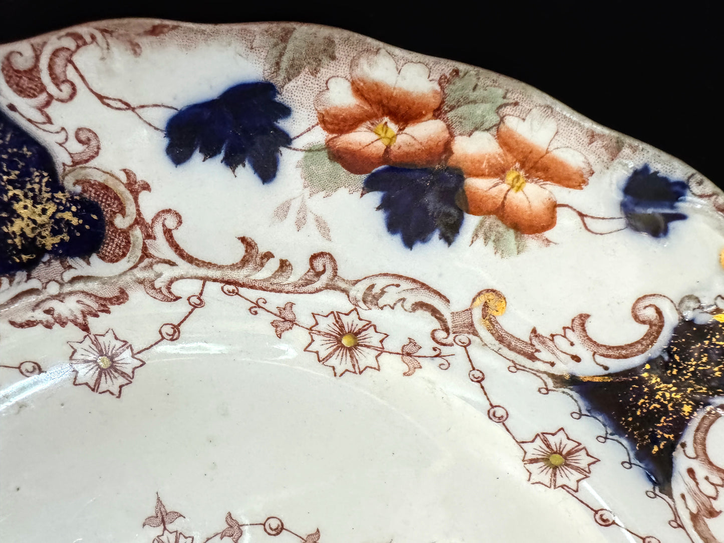 Antique Sampson Hancock Westbourne Imari Plate 10.25" set of two England A1093