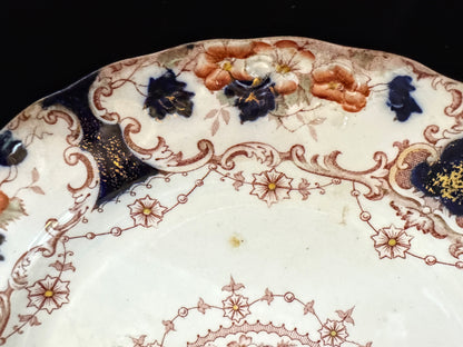 Antique Sampson Hancock Westbourne Imari Plate 10.25" set of two England A1093