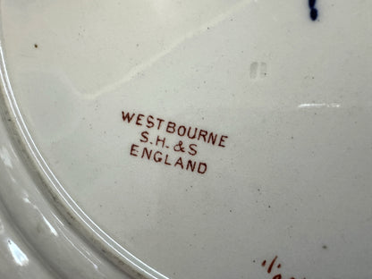 Antique Sampson Hancock Westbourne Imari Plate 10.25" set of two England A1093