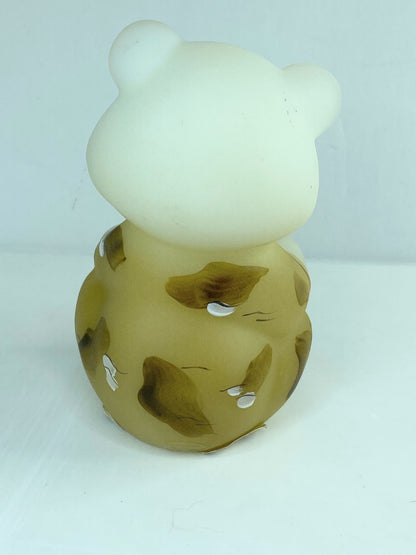 Fenton Art Glass "Schwarz' Bear" figurine, commemorative piece Mint A586