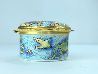 Halcyon Days Enamels trinket box designed by Tiffany & Co. A75