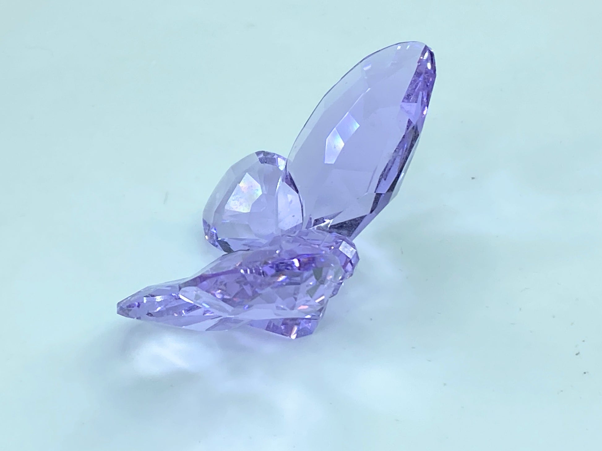 SWAROVSKI Figurine Brilliant Butterfly Violet 855803 COA Mirror S63