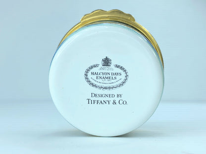 Halcyon Days Enamels trinket box designed by Tiffany & Co. A75