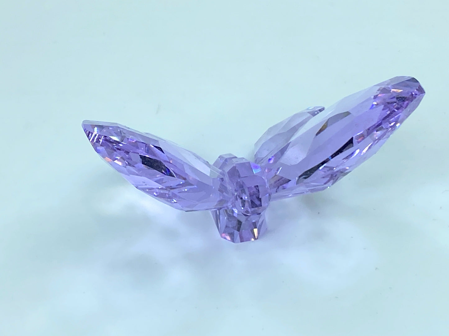 SWAROVSKI Figurine Brilliant Butterfly Violet 855803 COA Mirror S63