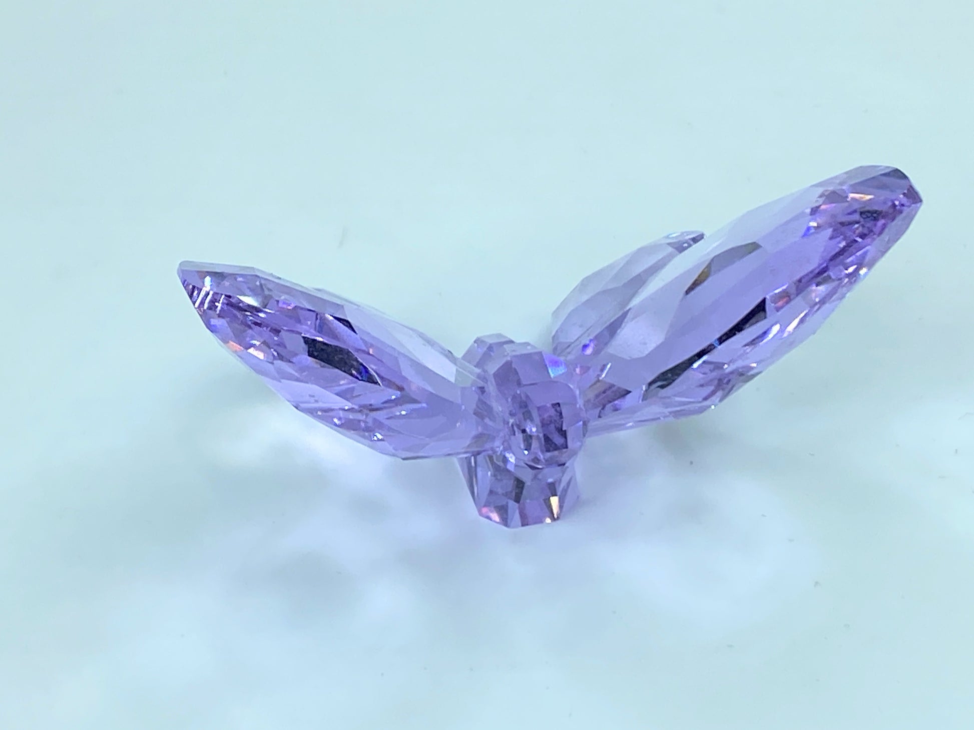 SWAROVSKI Figurine Brilliant Butterfly Violet 855803 COA Mirror S63
