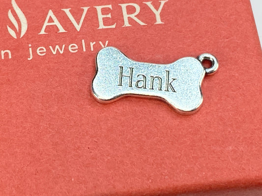 James Avery sterling silver "Hank" Dog Bone charm 20.5mm 2.8g JR9807