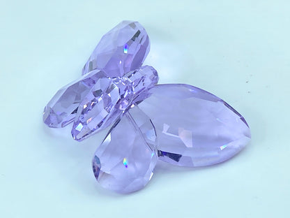 SWAROVSKI Figurine Brilliant Butterfly Violet 855803 COA Mirror S63