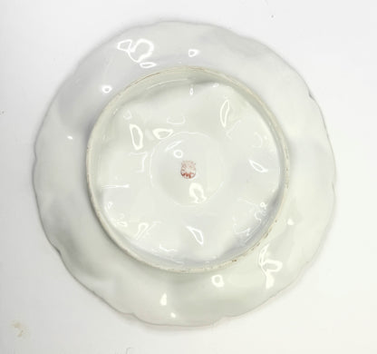 Antique Limoges Oyster Plate with Gold Paste 8.5" A480