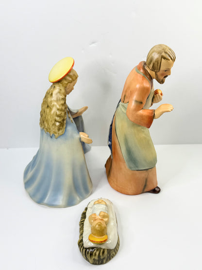 Vintage Hummel Nativity Mary, Joseph & Baby Jesus TMK-4 mint A485