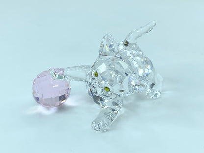 Swarovski Crystal: 631856 Kitten with Pink Ball COA display mirror SS51