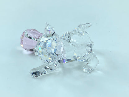 Swarovski Crystal: 631856 Kitten with Pink Ball COA display mirror SS51