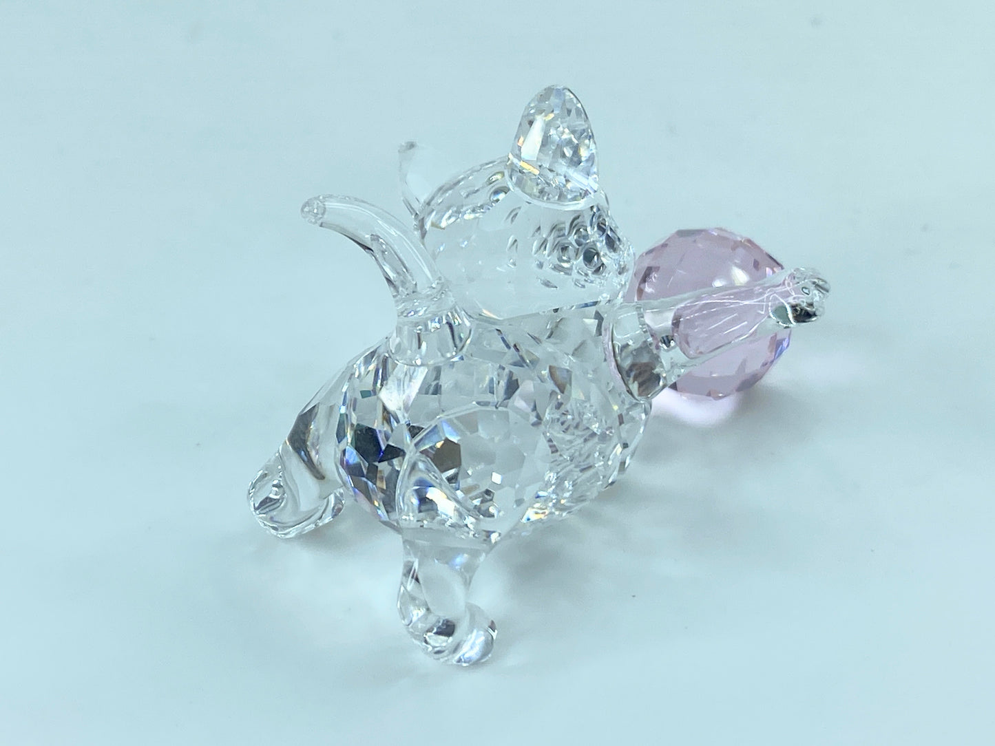 Swarovski Crystal: 631856 Kitten with Pink Ball COA display mirror SS51