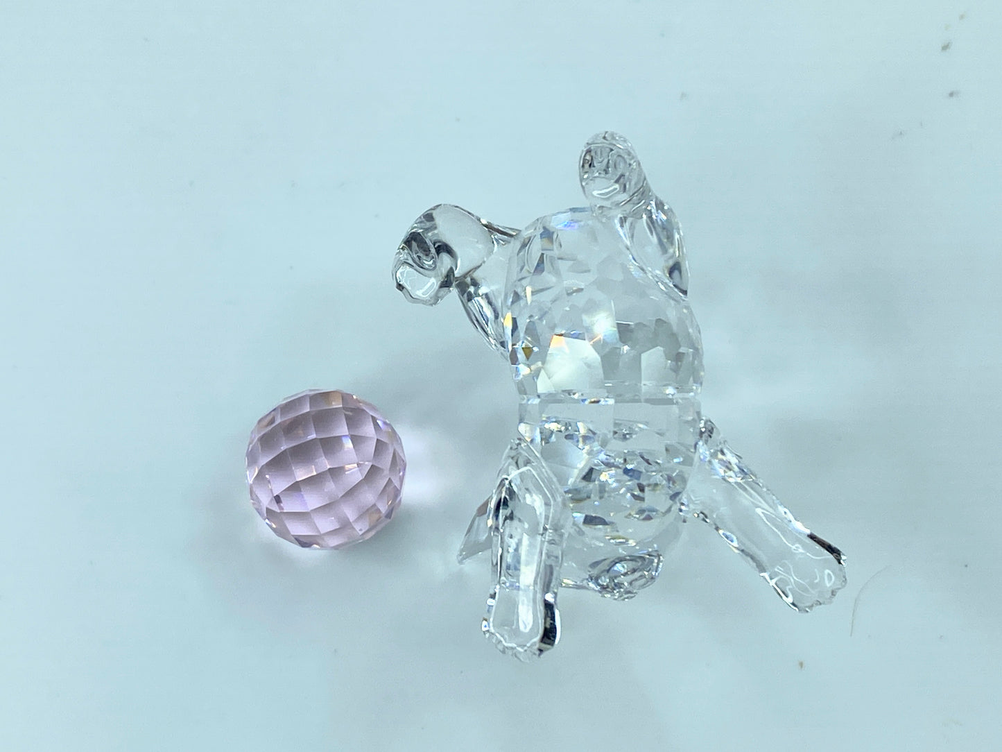 Swarovski Crystal: 631856 Kitten with Pink Ball COA display mirror SS51