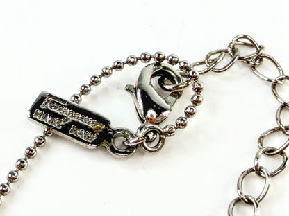 Vintage Salvatore Ferragamo Crystal Gancini & Handbag Necklace 16" 8.7g GS825