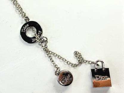 Vintage Christian Dior Gold Tone Bolo Charm Necklace 20.5g 31" GS823