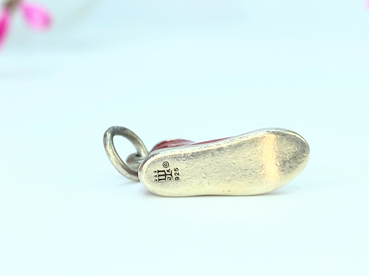 James Avery Sterling Silver 3D Red Enamel High Top Converse Shoe Charm JR9816